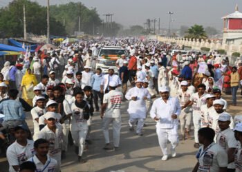 जयगुरुदेव आश्रम में चल रहे 12वें वार्षिक भण्डारा सत्संग मेला में उमड़ा भक्तों का सैलाब