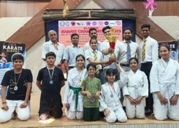 पांचवी जिला स्तरीय कराटे प्रतियोगिता में कान्हा माखन मिलेनियम स्कूल ने मारी बाजी 