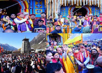 विधि-विधान से खुले ज्योर्तिलिंग श्री केदारनाथ धाम के कपाट