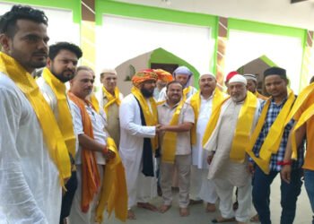 गिरिराज नगरी में सामाजिक भाई चारे के साथ मनी बकरीद