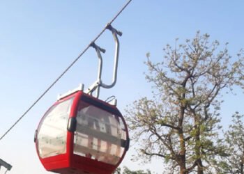 ट्रायल शुरू : बरसाना में रोप-वे के इंतजार की घड़ियां खत्म, जल्द कर सकेंगे राधारानी के दर्शन