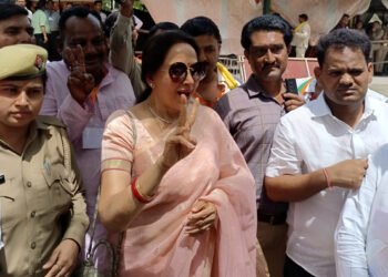 मथुरा से हेमा मालिनी जीत की ओर , 2 लाख 16 हजार से भी ज्यादा वोटो से आगे