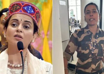 भाजपा सांसद कंगना में एयरपोर्ट पर पड़ा करारा तमाचा, किसान मुद्दे पर हुई थी बहस