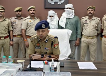 कर्नाटक में करोडो रु की लूट करने वाले चार बदमाश मथुरा में दबोचे