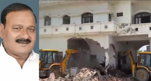 मैनपुरी में सपा नेता के अवैध कब्जे पर चला बाबा का बुलडोजर,कब्जा ली थी तालाब की ढाई करोड़ की जमीन