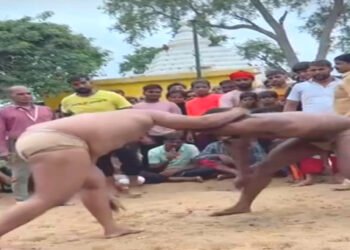 हरियाली तीज पर भूतेश्वर अखाड़े पर हुआ कुश्ती दंगल