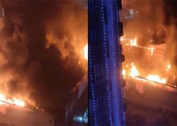 नोएडा : बैंक्वेट हॉल में लगी भीषण आग, 1 की मौत , करोड़ों की संपत्ति स्वाहा