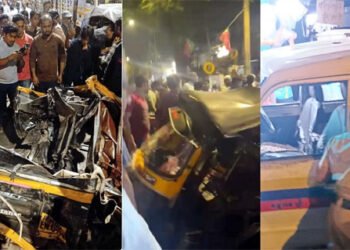 मुंबई में सड़क दुर्घटना में छह की मौत, 49 घायल