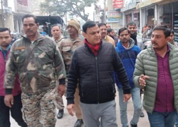 मथुरा में डीग गेट भरतपुर गेट होली गेट पर चला अतिक्रमण हटाओ अभियान