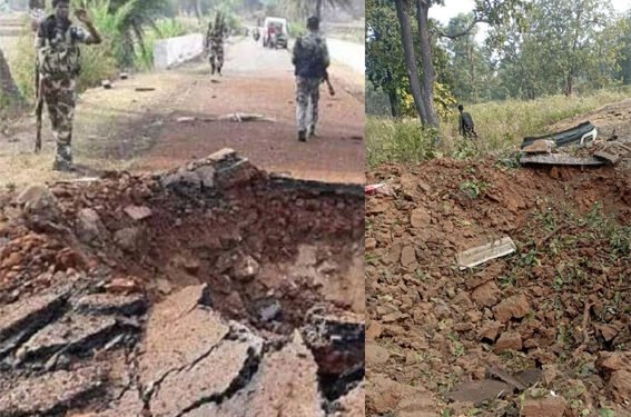 छत्तीसगढ़ में बड़ा नक्सली हमला, IED ब्लास्ट में 9 जवान शहीद