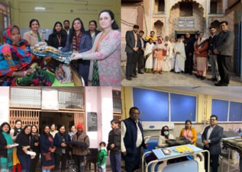 मथुरा रिफाइनरी ने अंध विद्यालय अनाथ आश्रम और वृद्धाश्रम में मनाया नववर्ष