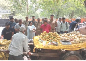 पुलिस लाइन, जेल रोड पर प्रतिबंधित पॉलीथिन-गंदगी के विरुद्ध चला अभियान