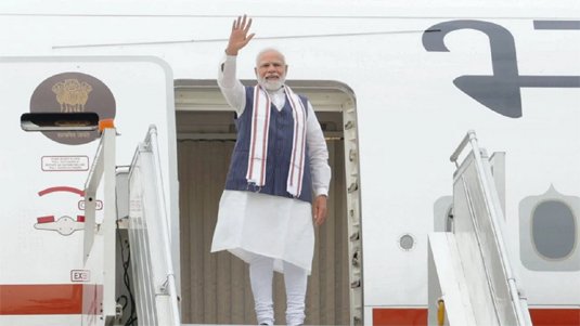 प्रधानमंत्री मोदी पांच देशों की सफल यात्रा कर स्वदेश वापस आए, चार देशों ने दिया सर्वोच्च नागरिक सम्मान