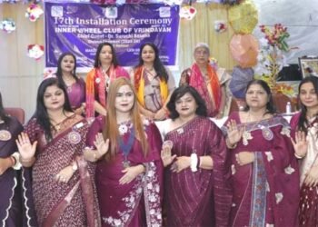 इनर व्हील क्लब की विनीता अध्यक्ष पारुल सचिव बनी