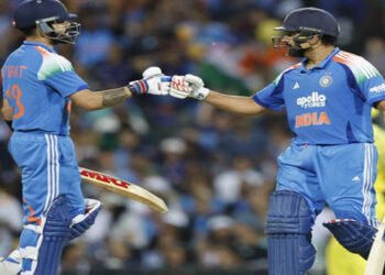 भारत ने ऑस्ट्रेलिया को तीसरे वन-डे में नौ विकेट से हराया, रोहित-कोहली की शानदार साझेदारी