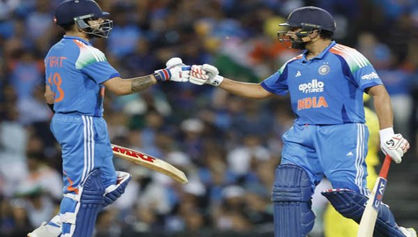 भारत ने ऑस्ट्रेलिया को तीसरे वन-डे में नौ विकेट से हराया, रोहित-कोहली की शानदार साझेदारी