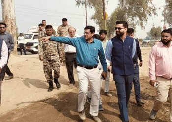 सनातन हिंदू एकता पदयात्रा को लेकर नगर आयुक्त ने किया चार धाम का स्थलीय निरीक्षण