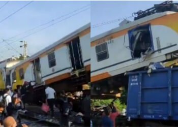 बिलासपुर में मेमू ट्रेन और मालगाड़ी की भयानक टक्कर , चार की मौत