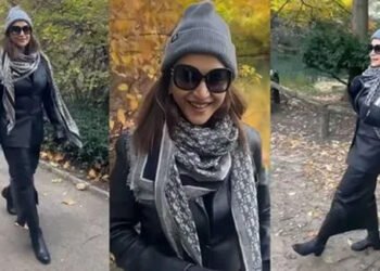 ‘बस एक पल’, वादियों की खूबसूरती में खोईं माधुरी दीक्षित