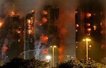 हांगकांग के हाई-राइज अपार्टमेंट्स में लगी भयंकर आग , 44 लोगों की मौत, 279 लोग लापता